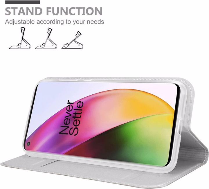 Actual product image Cadorabo Book Classy Style Cover (Oneplus 8)