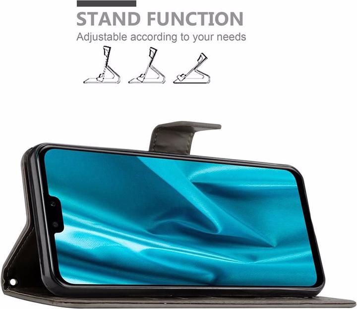 Image du produit Cadorabo Couverture du livre de fleurs (Huawei Y9 (2019))