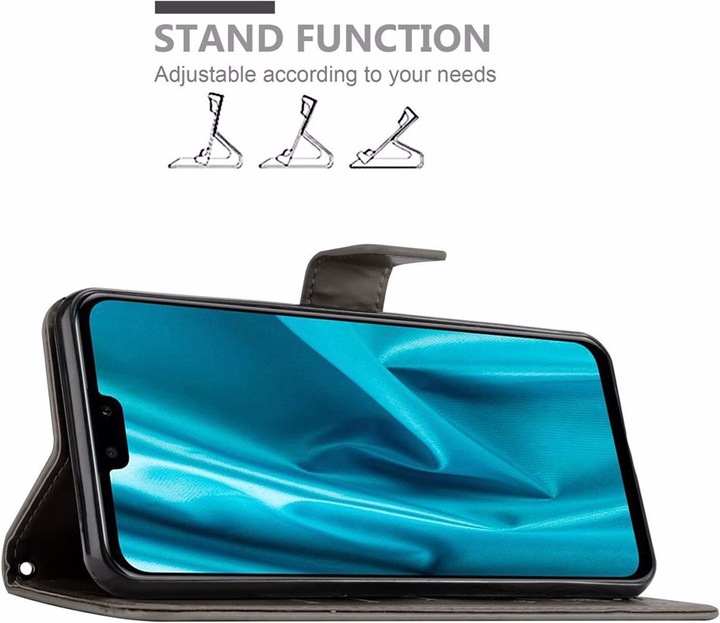 Produktbild Cadorabo Flower Book Cover (Huawei Y9 (2019))