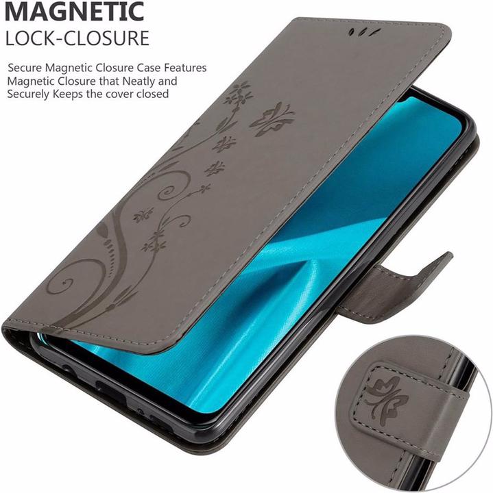 Image du produit Cadorabo Couverture du livre de fleurs (Huawei Y9 (2019))