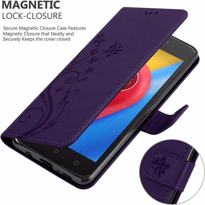 Produktbild Cadorabo Flower Book Cover (Motorola Moto C)