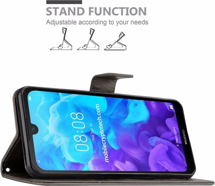 Actual product image Cadorabo Flower Book Cover (Huawei Y6 Pro)