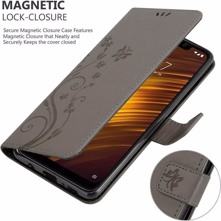 Immagine prodotto Cadorabo Copertina del libro di fiori (Xiaomi Pocophone F1)