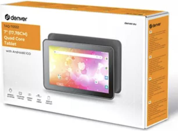 Produktbild Denver TAQ-70332 (nur WLAN, 7", 8 GB, Schwarz)