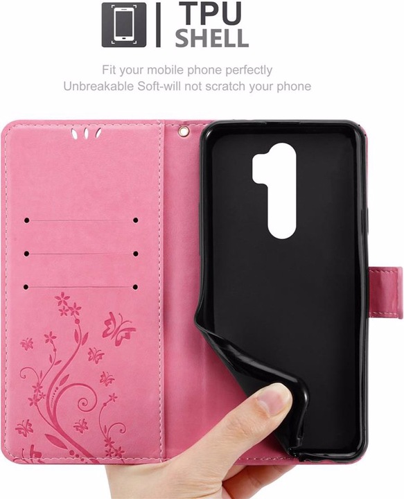 Produktbild Cadorabo Flower Book Cover (Xiaomi Redmi Note 8 Pro)