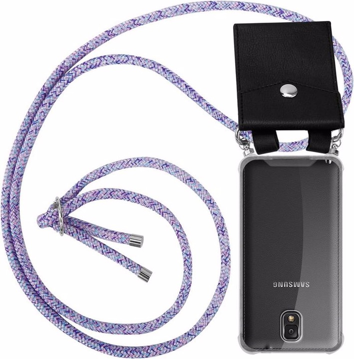 Produktbild Cadorabo TPU Handy Kette SILBER Cover