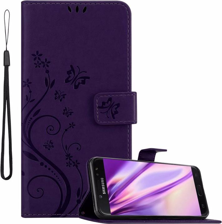 Floral dark purple