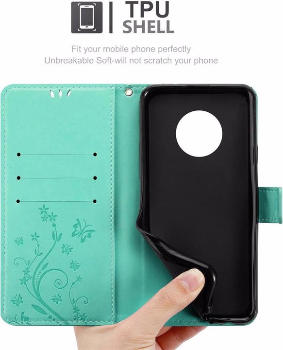 Produktbild Cadorabo Flower Book Cover (Motorola Moto G6 Plus)