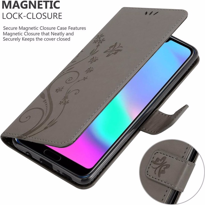 Produktbild Cadorabo Flower Book Cover (Honor 10)