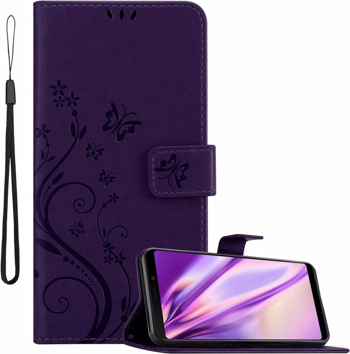 Produktbild Cadorabo Flower Book Cover (Samsung Galaxy A9 (2018))