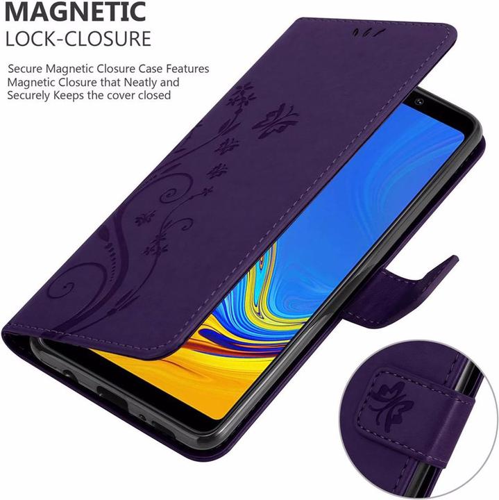 Produktbild Cadorabo Flower Book Cover (Samsung Galaxy A9 (2018))