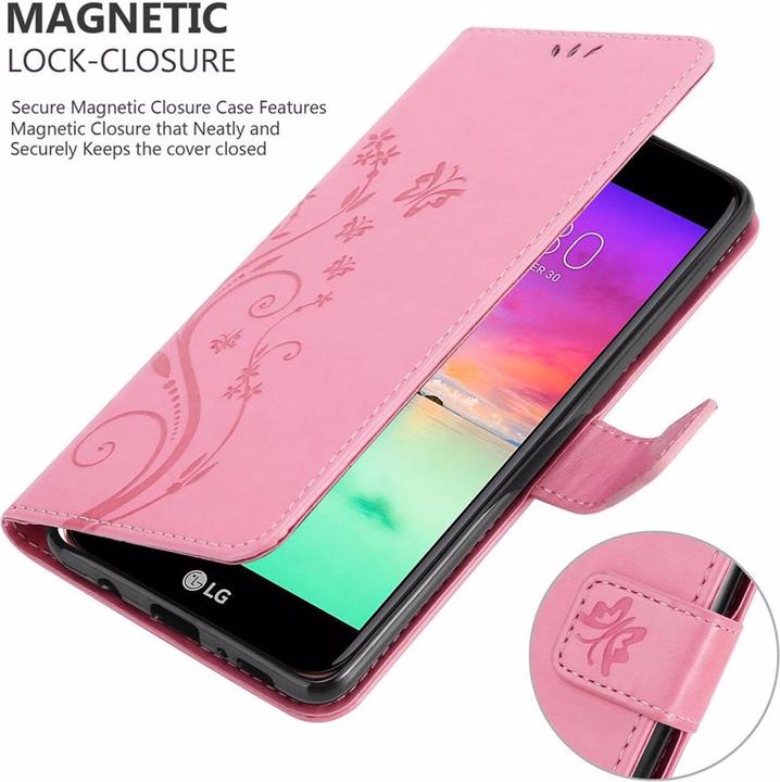 Image du produit Cadorabo Couverture du livre de fleurs (K11, LG K11 Plus, LG K10 2018)