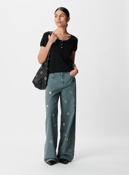 Immagine prodotto Ikks Weite Jeans mit Ösen (36)