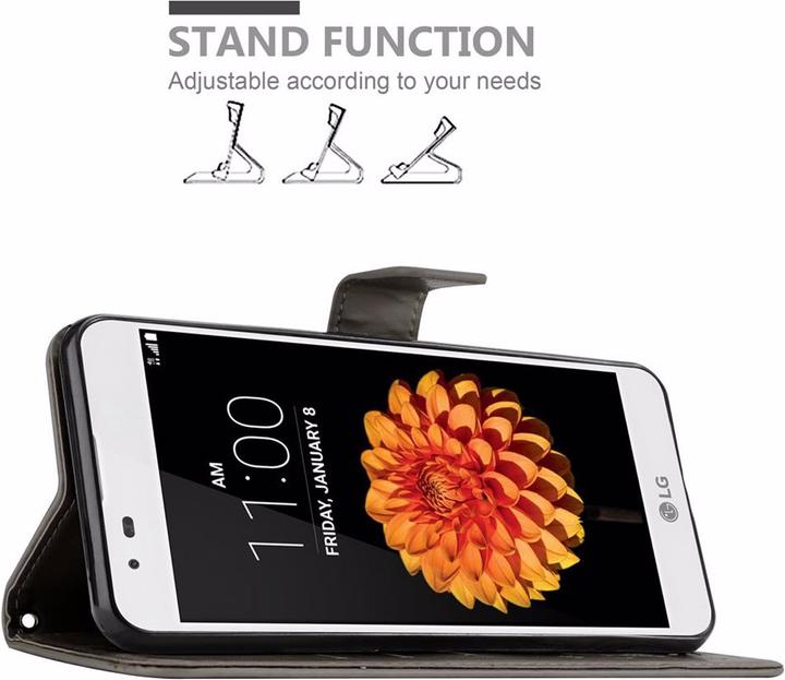 Actual product image Cadorabo Flower Book Cover (LG K7)