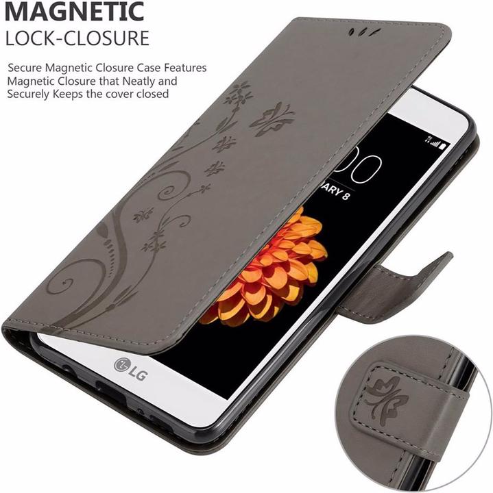 Actual product image Cadorabo Flower Book Cover (LG K7)