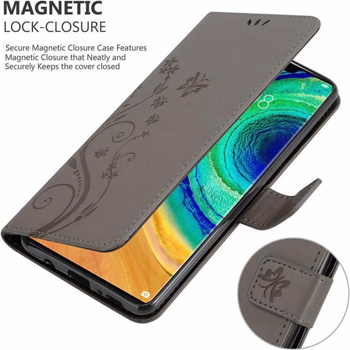 Produktbild Cadorabo Flower Book Cover (Huawei Mate 30 Pro)