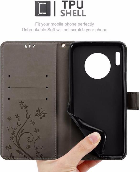 Image du produit Cadorabo Couverture du livre de fleurs (Mate 30 Pro)