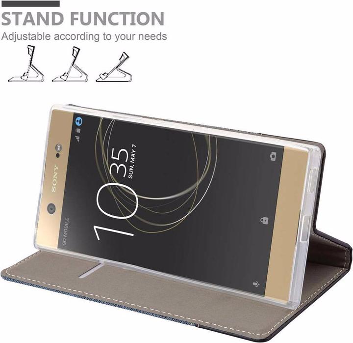 Image du produit Cadorabo Couverture look jeans Book (Sony Xperia XA1 Ultra)
