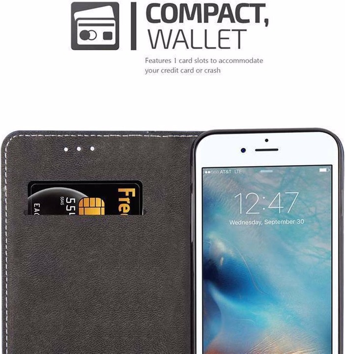 Actual product image Cadorabo Book X Wallet Cover (Apple iPhone 6s Plus, Apple iPhone 6 Plus)