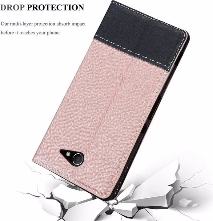 Actual product image Cadorabo Book X Wallet Cover (Sony Xperia M2, Sony Xperia M2 Aqua)