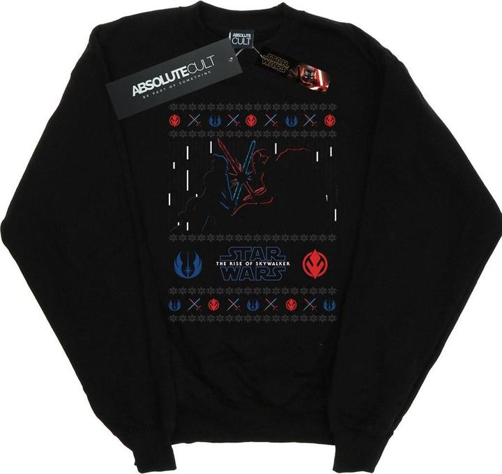 Actual product image Star Wars Mens The Rise Of Skywalker Christmas Combat Sweatshirt (3XL)