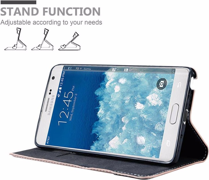 Actual product image Cadorabo Book X Wallet Cover (Samsung Galaxy Note Edge)