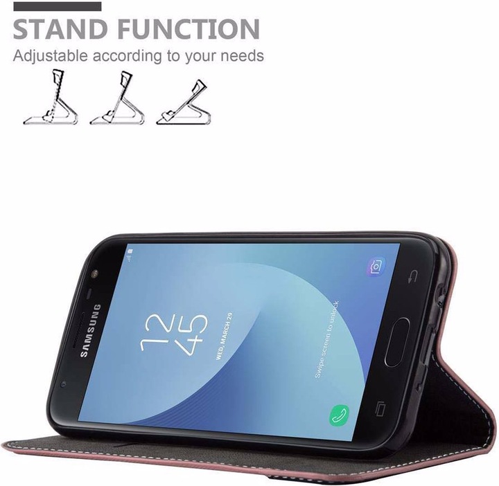 Actual product image Cadorabo Book X Wallet Cover (Samsung Galaxy J7 2017)