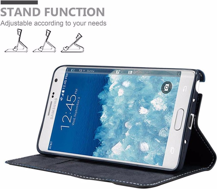 Actual product image Cadorabo Book X Wallet Cover (Samsung Galaxy Note Edge)