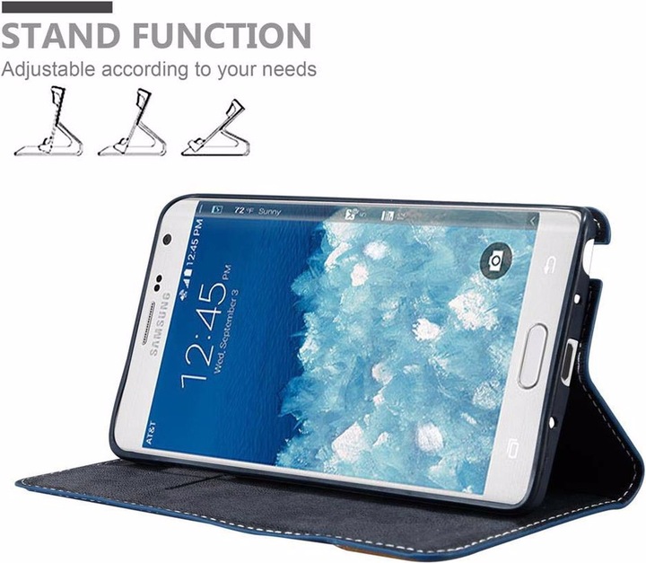 Actual product image Cadorabo Book X Wallet Cover (Samsung Galaxy Note Edge)