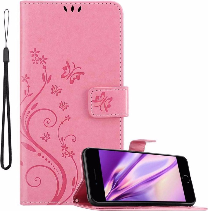 Produktbild Cadorabo Flower Book Cover (Apple iPhone 7s Plus, Apple iPhone 7 Plus)