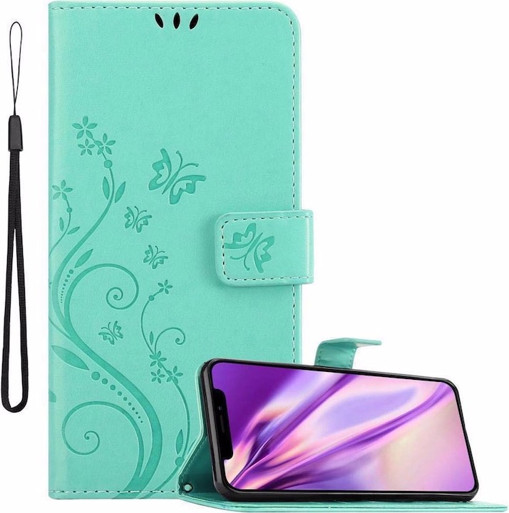Produktbild Cadorabo Flower Book Cover (Apple iPhone 11 Pro Max)