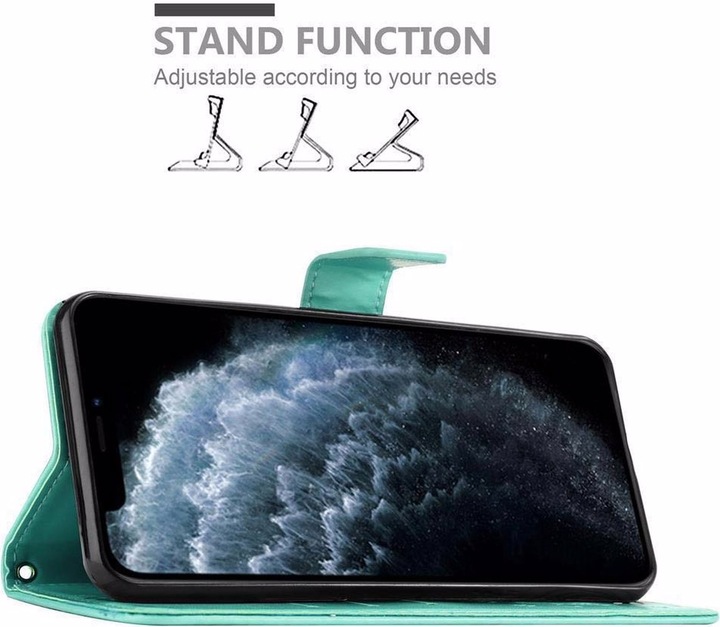 Produktbild Cadorabo Flower Book Cover (Apple iPhone 11 Pro Max)