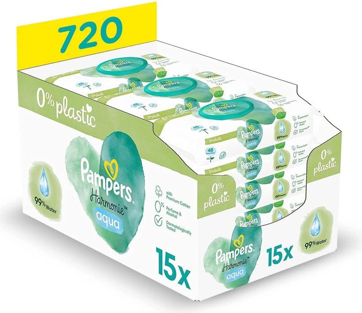 Image du produit Pampers Harmonie Aqua (720 pièce(s))
