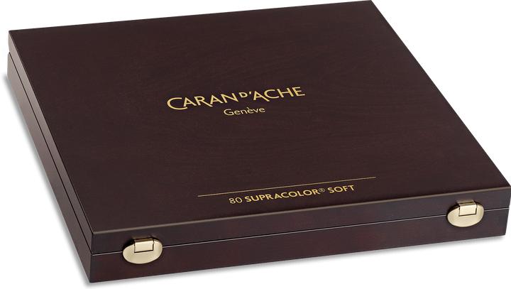 Actual product image Caran d'Ache Supracolor Aquarelle Holzkoffer (Multicoloured, 80 x)