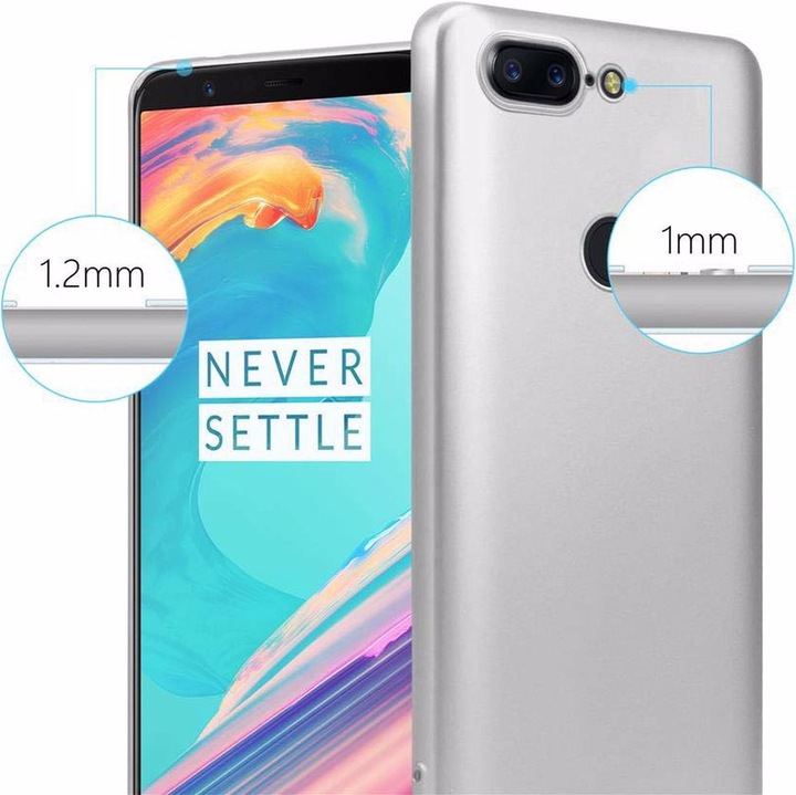 Produktbild Cadorabo TPU Matt Metallic Cover (OnePlus 5T)