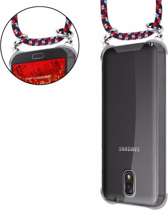 Produktbild Cadorabo TPU Handy Kette SILBER Cover