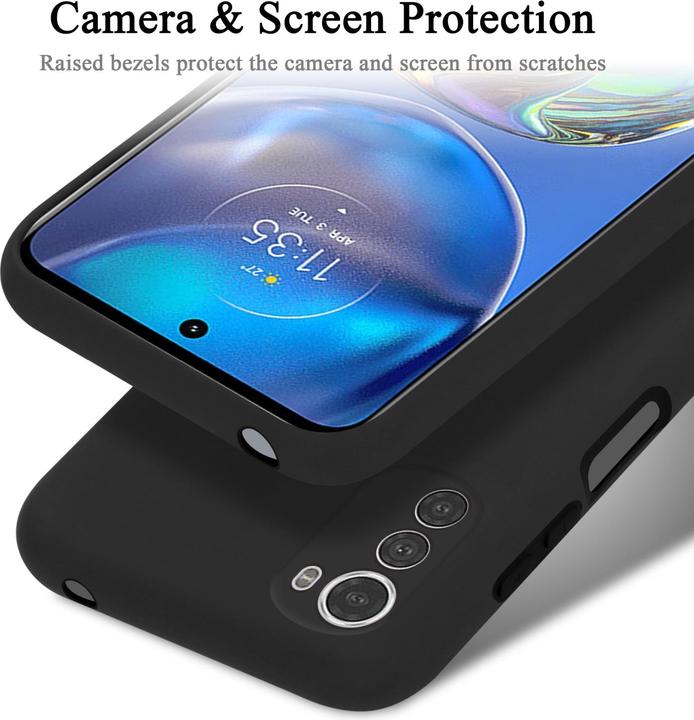 Image du produit Cadorabo TPU Liquid Silicone Case Housse pour Motorola MOTO E32 4G / E32S (Motorola Moto E32s)