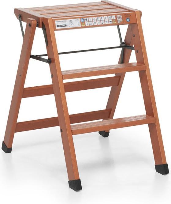Foppapedretti Tialzo noce Scala pieghevole (Gradino pieghevole, 61 cm)