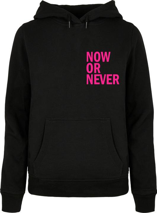Immagine prodotto Merchcode Felpa con cappuccio Now Or Never Basic Donna - 113671 (5XL)