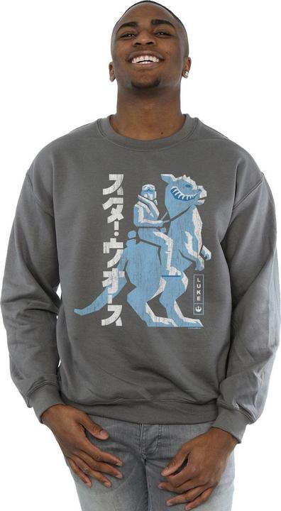 Actual product image Star Wars Mens Kanji Luke Hoth Sweatshirt (M)