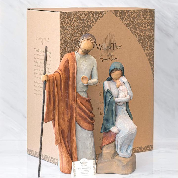 Actual product image Willow Tree Handbemaltes Krippenfiguren-Set