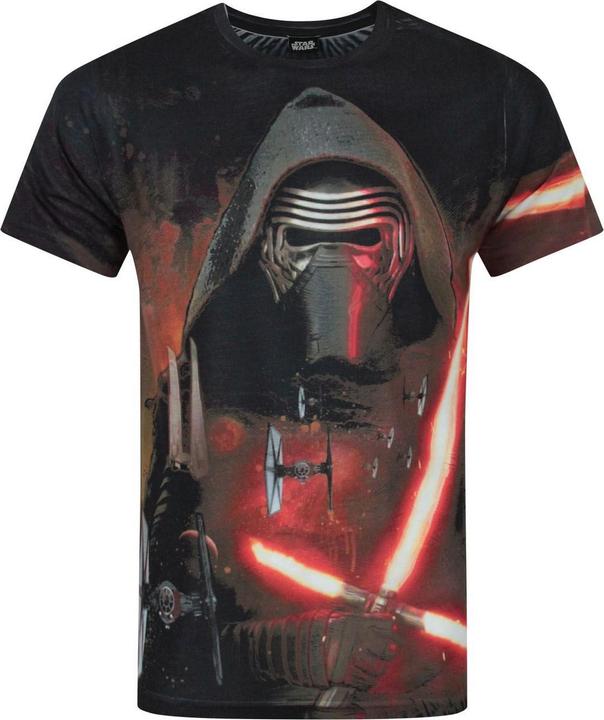 Produktbild Star Wars Force Awakens Kylo Ren Lightsabre Sublimation TShirt (L)