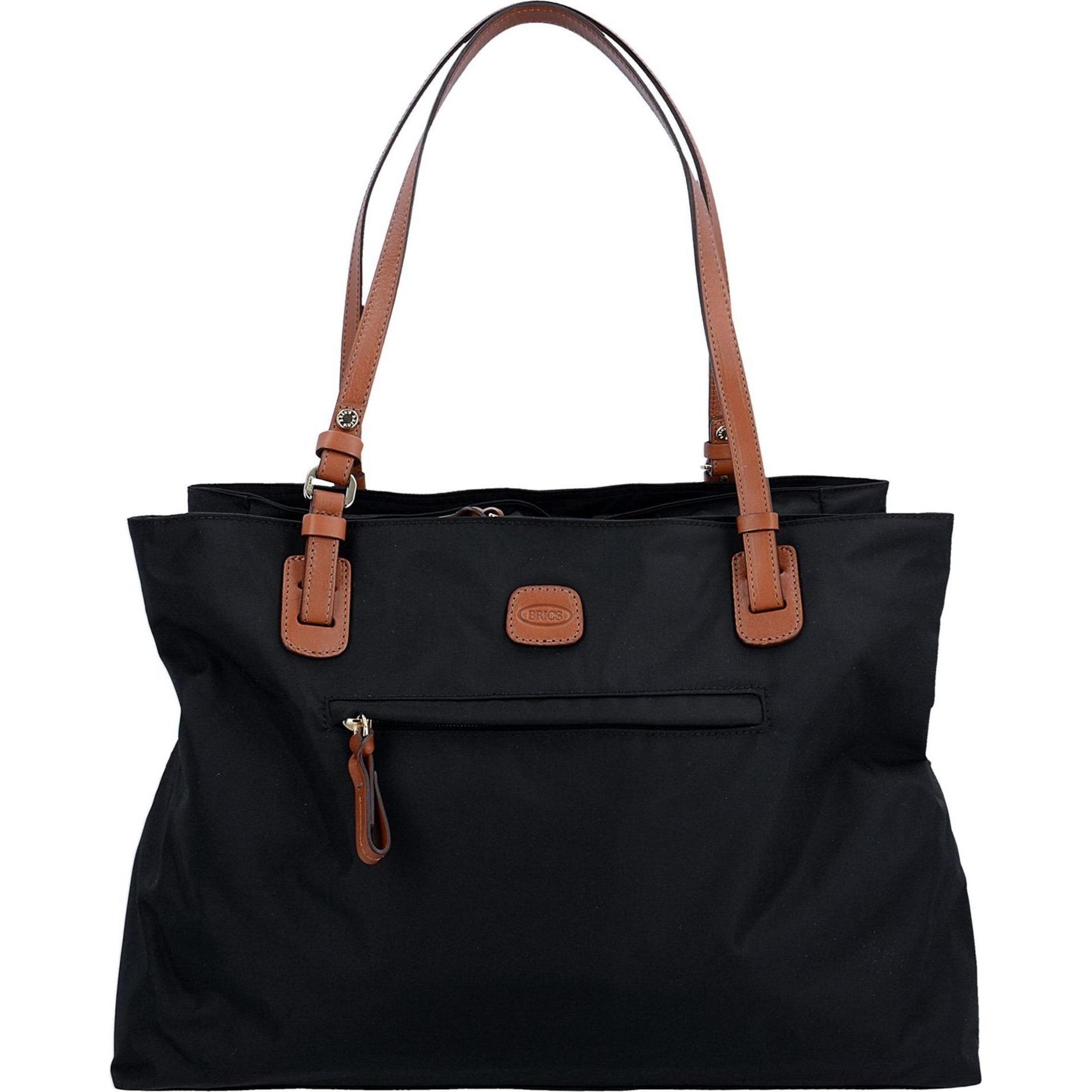 Brics, Handtasche, X-Bag Schultertasche 40 cm, Schwarz