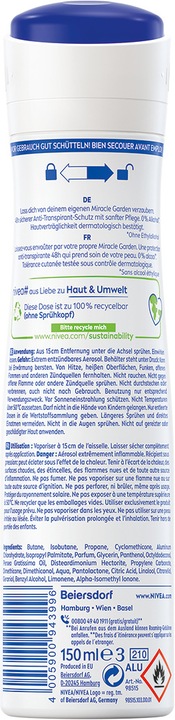 Produktbild NIVEA Miracle Garden Lavendel & Maiglöcken (Spray, 150 ml)