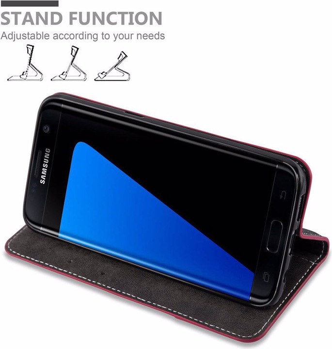 Actual product image Cadorabo Book X Wallet Cover (Samsung Galaxy S7 Edge)