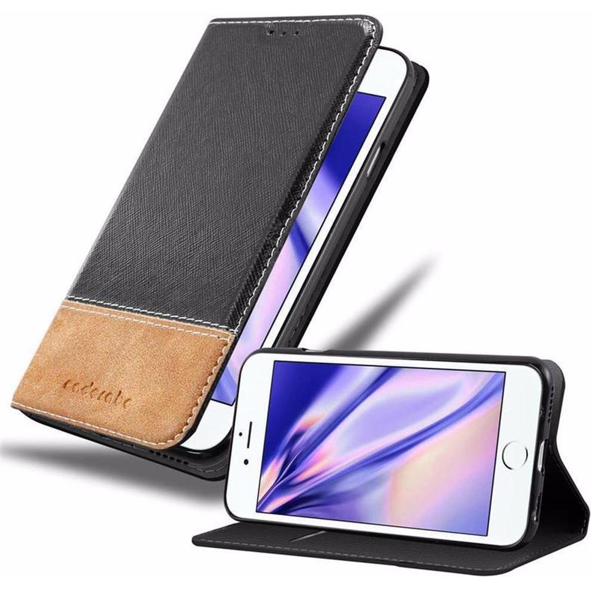 Thumbnail - Cadorabo Book X-Wallet Cover (Apple iPhone 6), Smartphone Hülle, Schwarz