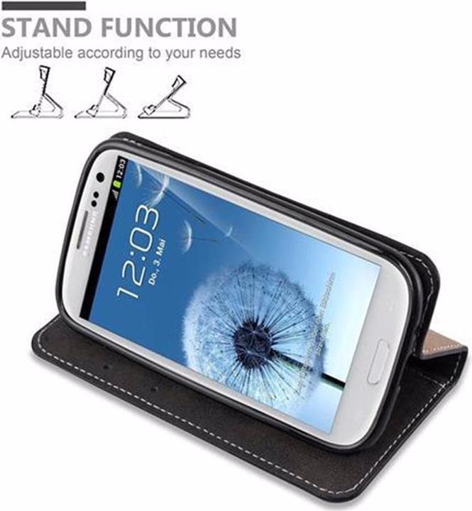 Actual product image Cadorabo Book X Wallet Cover (Samsung Galaxy S3)