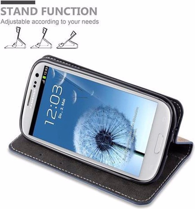 Actual product image Cadorabo Book X Wallet Cover (Samsung Galaxy S3)