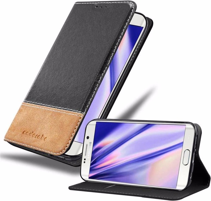 Actual product image Cadorabo Book X Wallet Cover (Samsung Galaxy S6 Edge)