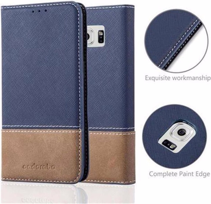 Actual product image Cadorabo Book X Wallet Cover (Samsung Galaxy S6 Edge)